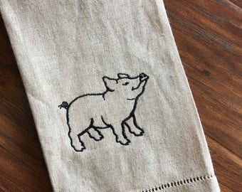 THIS LITTLE PIGGY Tea Towel