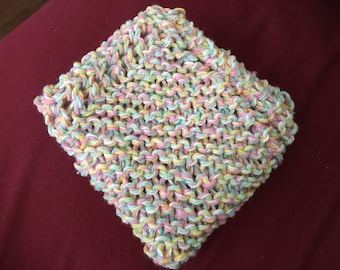 ONE knitted 100% cotton dishcloth/washcloth
