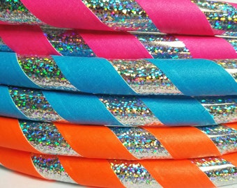 SALE Custom DANCE Collapsible Hula Hoop // Pick ANY 2 Colors // Dance Hoop // 1/2 125psi // Any Size // DeSiGn YoUr OwN HoOp // Budget