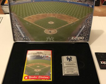 Zippo Stadium Limited Edition 1222/3000 New York Yankees NEW Tin Collectors