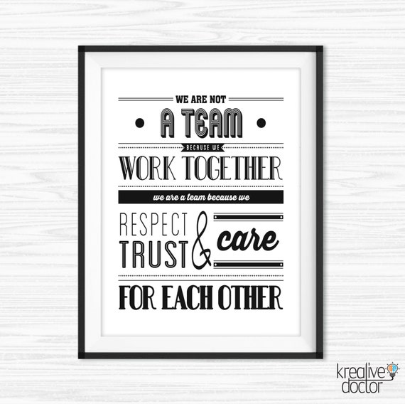 teamwork quotes for office wall art printable success quotes