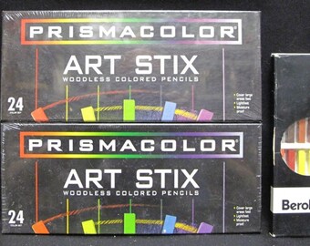 84 Piece Set of PRISMACOLOR Colored Pencils and Art Stix - PC952 - 283830 - 1953