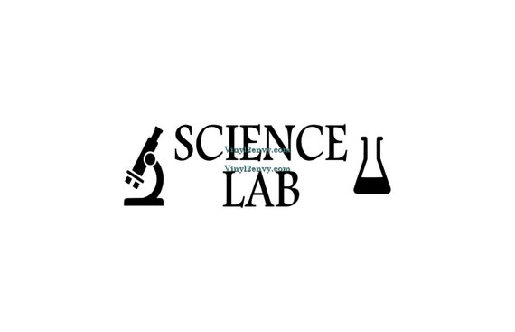 Science Lab Wall Decal Vinyl Wall Decals Classroom Sign