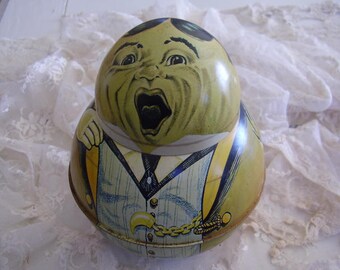 Vintage BRISTOL WARE Business Man Tin/1979
