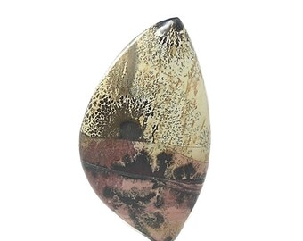 Jasper Chinese Picture Jasper Hand Crafted Semiprecious Gem Stone Cabochon, Polished Jasper gemstone, DIY Jewelry, Serene Earth Tones