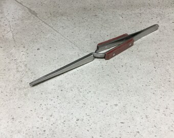 Self Locking Tweezers for Hands Free Jewelry Making Tool