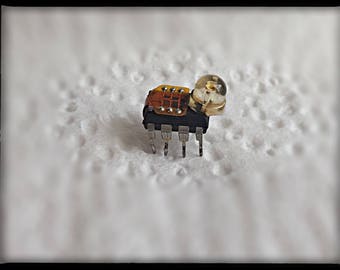 Computer parts mini robot bug