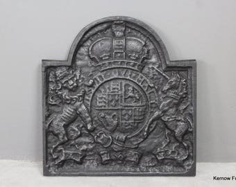 Antique Style Cast Iron Fire Back