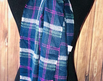 Monogram Plaid Scarf, Buffalo Plaid, Plaid Blanket Scarf, Tartan Plaid Scarf, Womens Plaid Scarf, Buffalo Check Plaid, Plaid Scarf