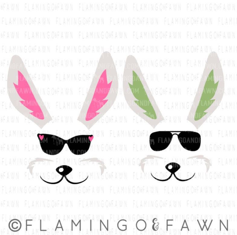 Download Easter bag svg bunny face svg Easter svg rabbit face svg