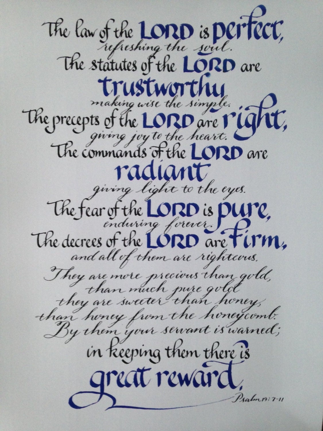 Scripture Art Psalm 19 7 11 Bible Verses Pastor Scripture Art Psalm 19 7 11 Bible Verses Pastor