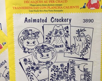 Aunt Martha's hot iron transfers.