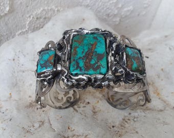Turquoise Cuff~Native American Jewelry-western Fashions~Navajo Jewelry~ Indian Bracelets