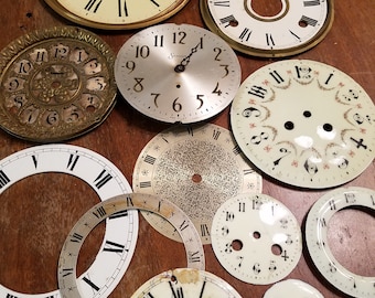 Vintage Clock Face lot #2
