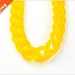 Free Shipping - Jonquil Translucent Chain, Open Link Acrylic Chain, Plastic Chain, 23x18mm, Pkg of 1m(1.1 yards.), N0K6.JO0B.L1M