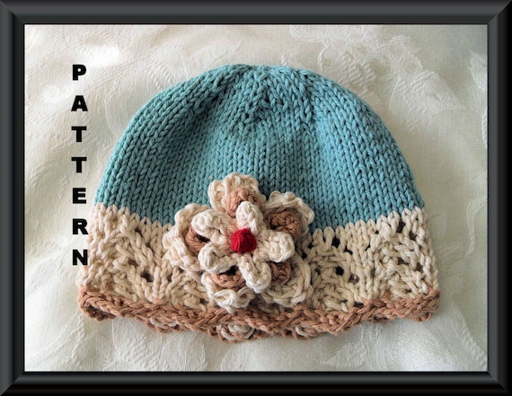 Baby Hat Pattern Knitted Hat Pattern Newborn Hat Pattern