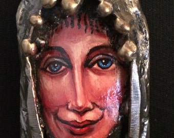 Achilles Forgione Face Necklace