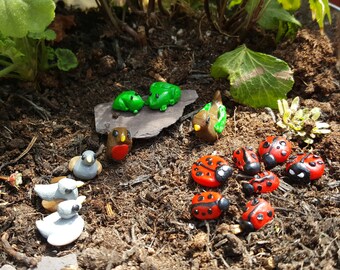 Miniature Critters/Creatures/Animals/Birds/Bugs/Insects etc. - Fairy Garden/Terrarium/Garden