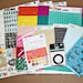 Bible Journaling Bundle - Alphabets, Stamps, Stickers, Washi Tape, Illustrated Faith, Glitz, Basic Grey, Echo Park