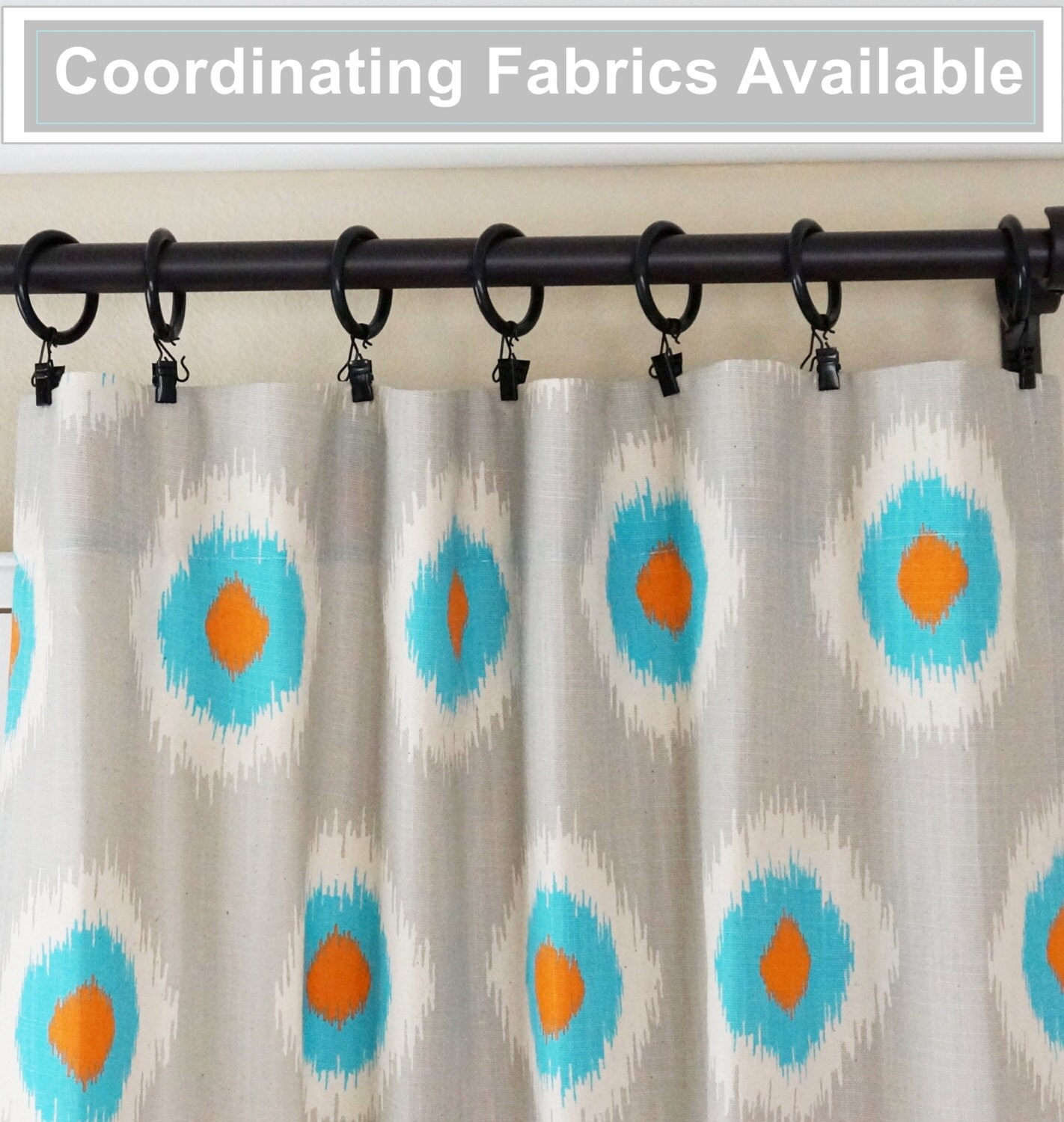 Orange Curtain Panels Aqua Window Curtains Blue Grey Zoom