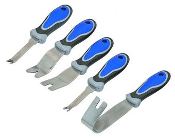 Brand New Upholstery Hand Tools Pry Bar Trim Set 5pcs vehicles trucks cars indoor outdoor home improvements boats furniture moldings