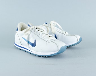 Retro 90's Style Nike White Laced Trainers Sneakers Women's UK 5 EU 38.5 US 7.5