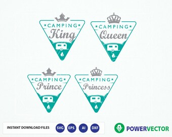 Royal Family T shirt Design Svg. King Queen Prince Princess