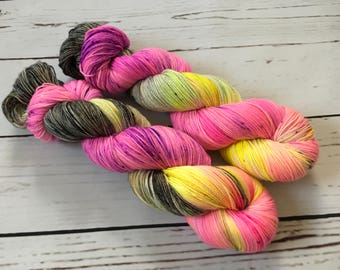 Sunset Highway Hand Dyed Superwash Merino/ Nylon Sock Yarn