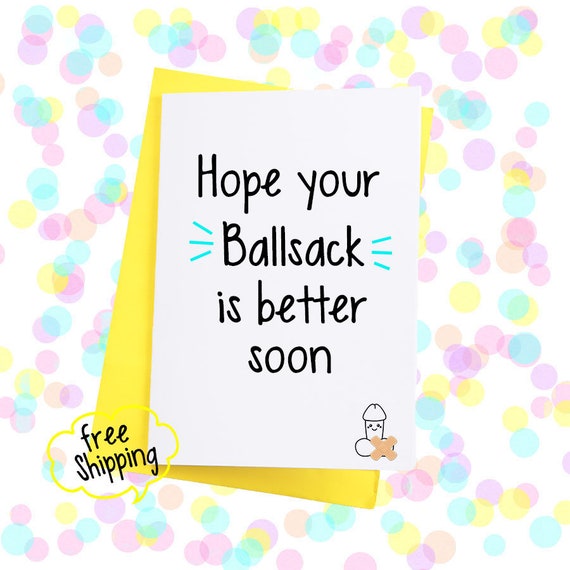 Funny vasectomy card vasectomy card funny card for the snip