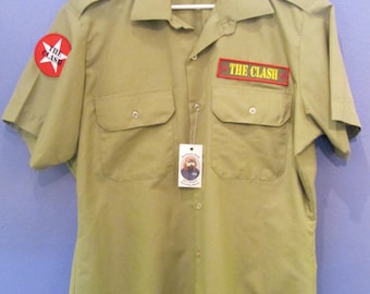 The Clash Men's Button-down Shirt XL
