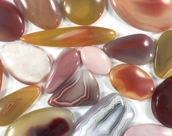 Sierra Madre Agate Cabochon Lots // Sierra Madre Agate Cabochon // Gems // Cabochons // Jewelry Making Supplies / Village Silversmith
