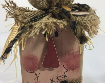 Wooden Primitive Scarecrow