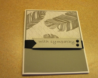 Handmade Sympathy Card. Bereavement. Grief. Loss of a Loved One
