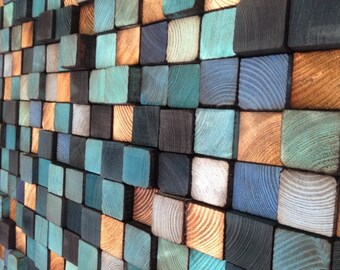 Wooden Wall Sculpture - Rustic Wall Art