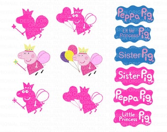 Download Peppa pig dxf | Etsy