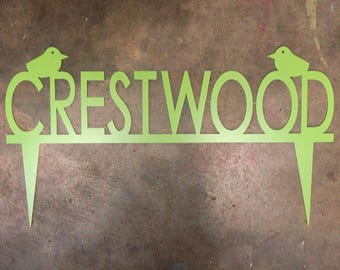 Crestwood Garden Marker