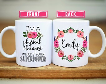 Physical Therapy Superpower Mug, PT superpower mug, Pt graduation mug, Physical Therapist Gifts, Graduation Mug for Pt, Pt gifts, Pt Mug