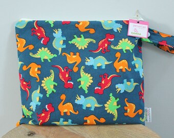 Wet Bag wetbag Diaper Bag ICKY Bag wet proof dino dinosaur gym bag swim cloth diaper accessories zipper gift newborn baby child kids summer