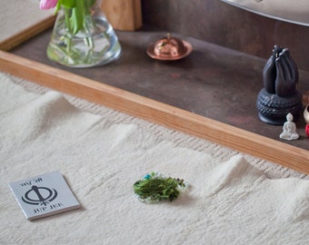 Hand made, eco friendly %100 felt meditation / yoga mat
