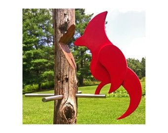 Modern Bird Weathervane or Hanging Decorative Garden - Porch Art