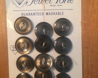 Jewel-Tone Vintage Buttons