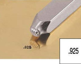 Sello de plata 925, sello de 1,5 mm, punzón de Metal, impresionar arte.925 ponche, sello de la joyería, herramienta de carpintería metálica, estampado a mano, diseño vendedor de sello, Reino Unido