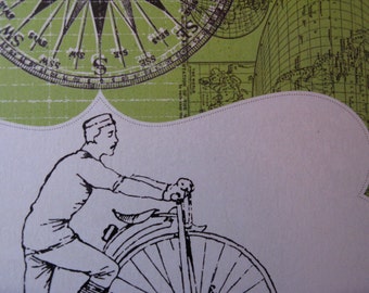 Bicycle Screen Print/Vintage Bike screen print