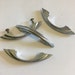 Hoosier Drawer Pulls - Hoosier Cupboard Furniture Handles - Restoration Set of 4 Door Hardware - Kitchen Cabinet Drawer Pulls