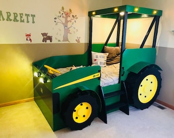 Tractor Bed PLANS (pdf format), Create a Farm Themed Bedroom for your Child, Perfect for the DIY Woodworking Enthusiast