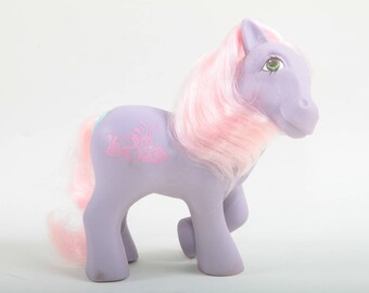 My Little Pony, Romper, Vintage, Toy, Purple Body, Earth Pony, Pink Hair, Green Eyes, Two Bunnies Symbol, MLP, G1 ~ The Pink Room ~ 170614