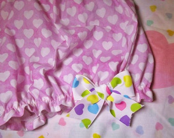 Lolita bloomers, Valentine's Day fairy kei pastel goth Barbie size small s drag queen clothing