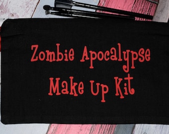 Zombie Apocalyse Make up cosmetic bag
