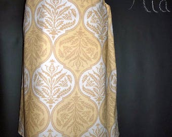 Sample SALE - Will fit Size S/M - Ready to MAIL - A-line SKIRT - Joel Dewberry _ Vintage Damask - by Boutique Mia