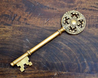 Solid Brass Skeleton Key
